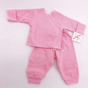 New 11 to 15 Pounds 2 Piece Set Long Sleeve Tee & Pant Baby Girl Babies Newborns